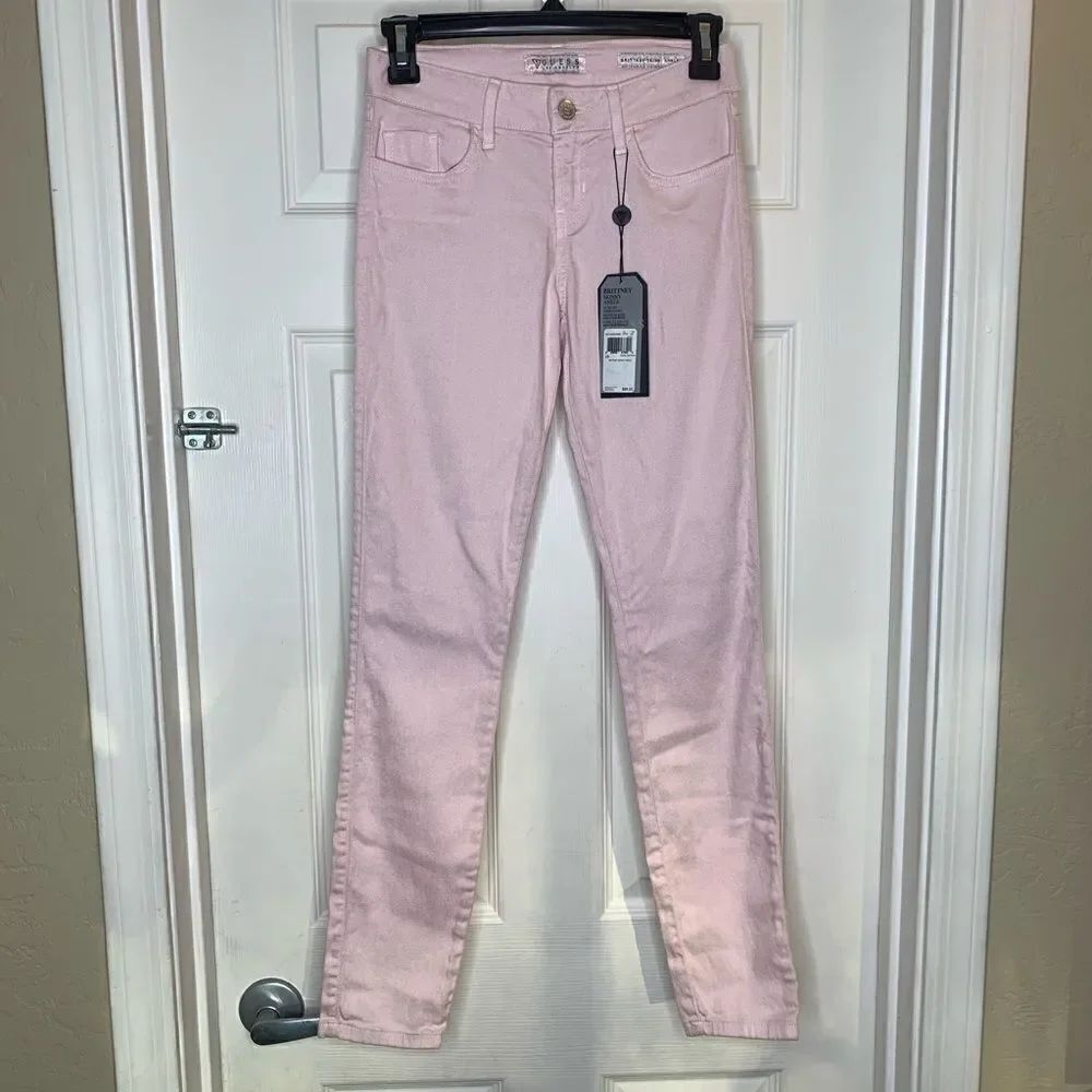 Guess Brittney Skinny Ankle Slim Fit Pink Jeans